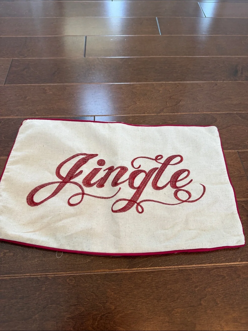 Holiday 'Jingle' & ornament pillow covers